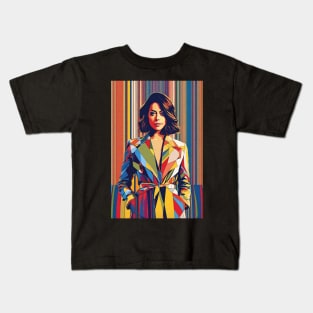 Art Deco Aubrey Plaza Kids T-Shirt